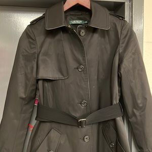 Ralph Lauren trench coat.